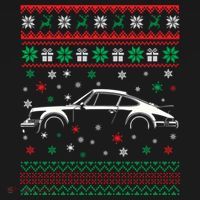 911 Silhouette Ugly Christmas Car Lover Gifts Swea Women's Hoodie thumb 2