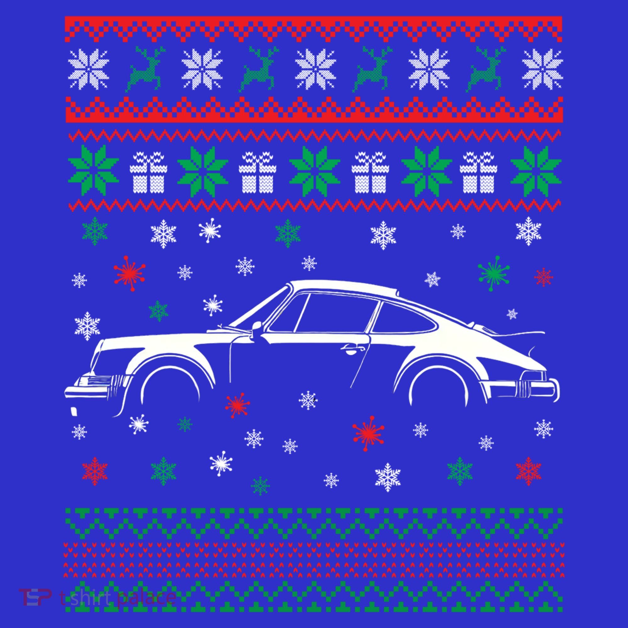 911 Silhouette Ugly Christmas Car Lover Gifts Swea Toddler T-Shirt