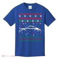 911 Silhouette Ugly Christmas Car Lover Gifts Swea Kids T-Shirt thumb 0