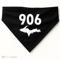 906 Upper Peninsula Yooper Upper Michigan USA-Made Doggie Bandana thumb 0
