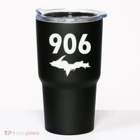 906 Upper Peninsula Yooper Upper Michigan Tumbler thumb 0