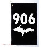 906 Upper Peninsula Yooper Upper Michigan Golf Towel thumb 0