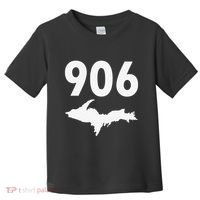 906 Upper Peninsula Yooper Upper Michigan Toddler T-Shirt thumb 0