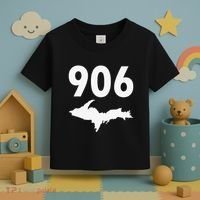 906 Upper Peninsula Yooper Upper Michigan Toddler T-Shirt thumb 3