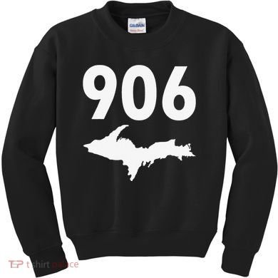 906 Upper Peninsula Yooper Upper Michigan Kids Sweatshirt