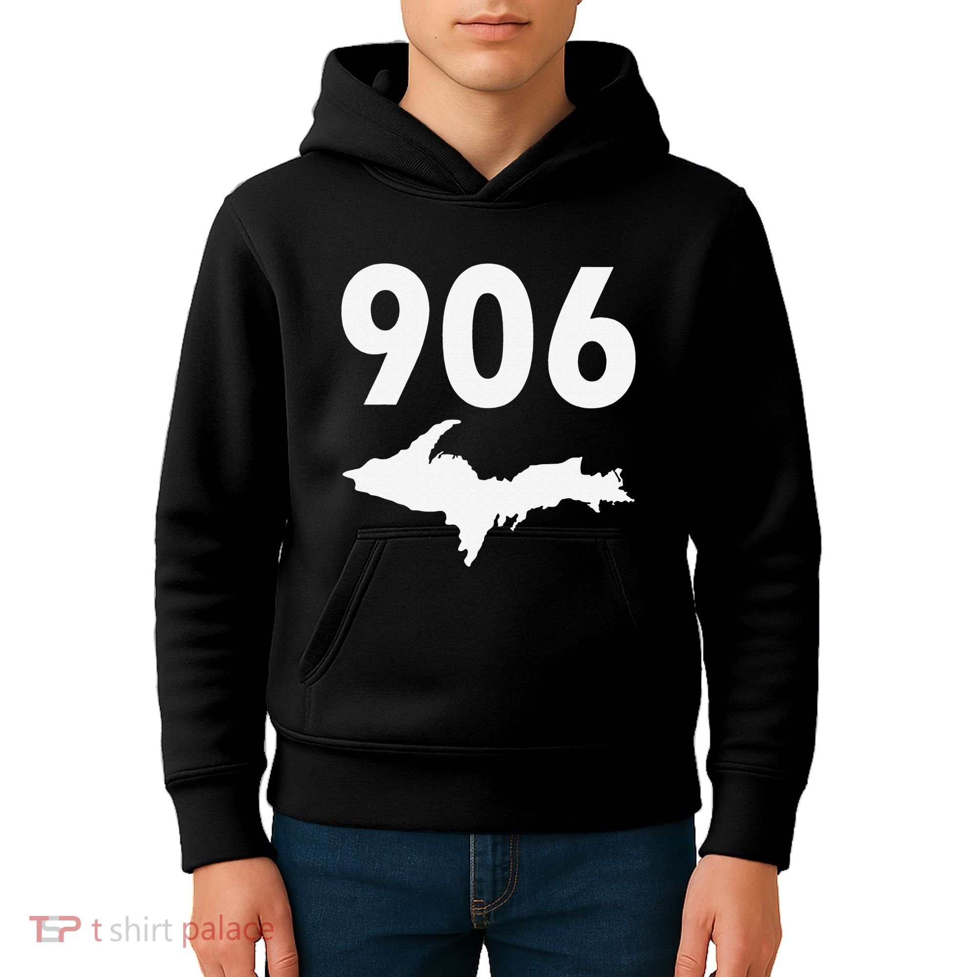 906 Upper Peninsula Yooper Upper Michigan Kids Hoodie