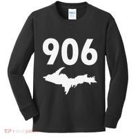 906 Upper Peninsula Yooper Upper Michigan Kids Long Sleeve Shirt thumb 0