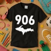 906 Upper Peninsula Yooper Upper Michigan Kids T-Shirt thumb 3