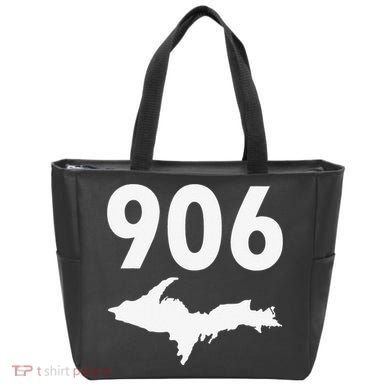 906 Upper Peninsula Yooper Upper Michigan Tote Bag