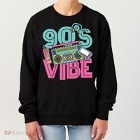90s Vibe 1990 Music Costume Party Retro Women's Sweatshirt thumb 0