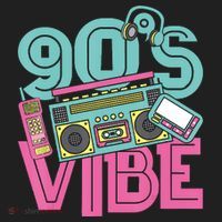 90s Vibe 1990 Music Costume Party Retro Women's Sweatshirt thumb 2