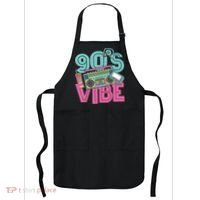 90s Vibe 1990 Music Costume Party Retro Apron thumb 0