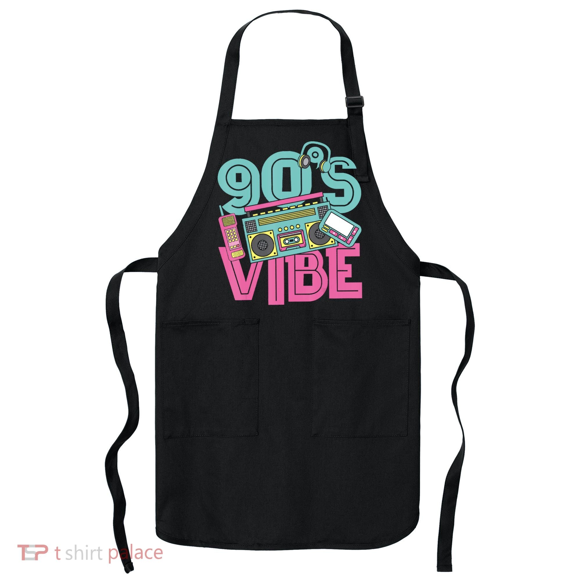 90s Vibe 1990 Music Costume Party Retro Apron