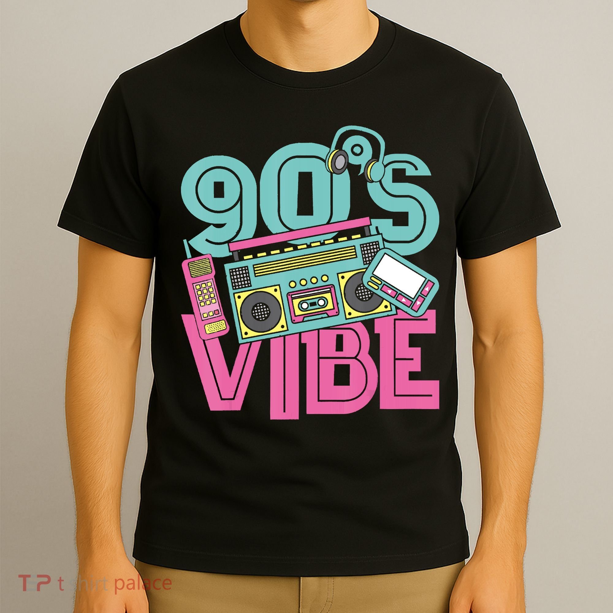 90s Vibe 1990 Music Costume Party Retro T-Shirt