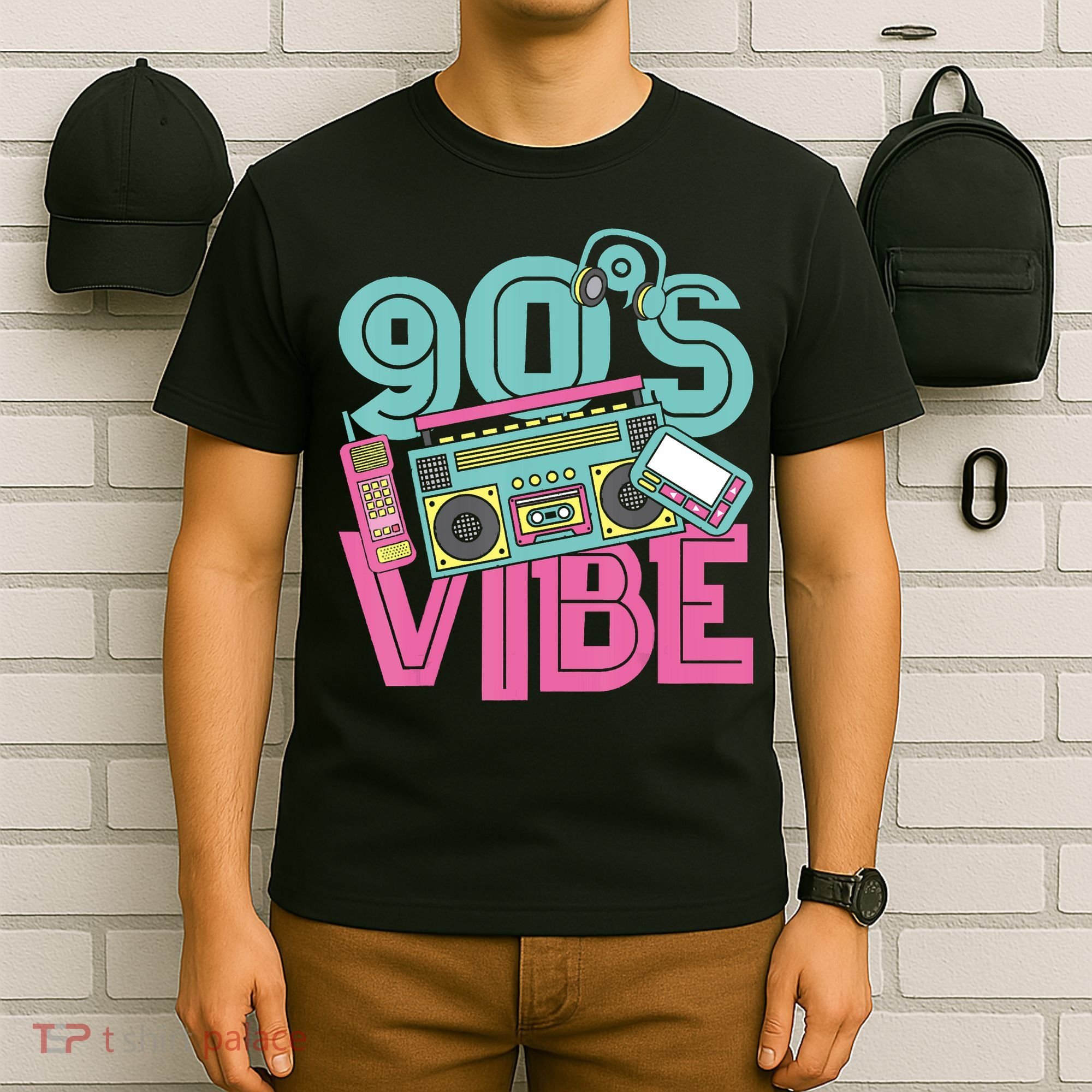 90s Vibe 1990 Music Costume Party Retro T-Shirt