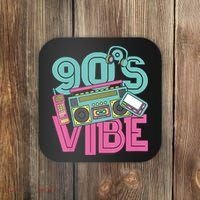 90s Vibe 1990 Music Costume Party Retro Coaster thumb 0