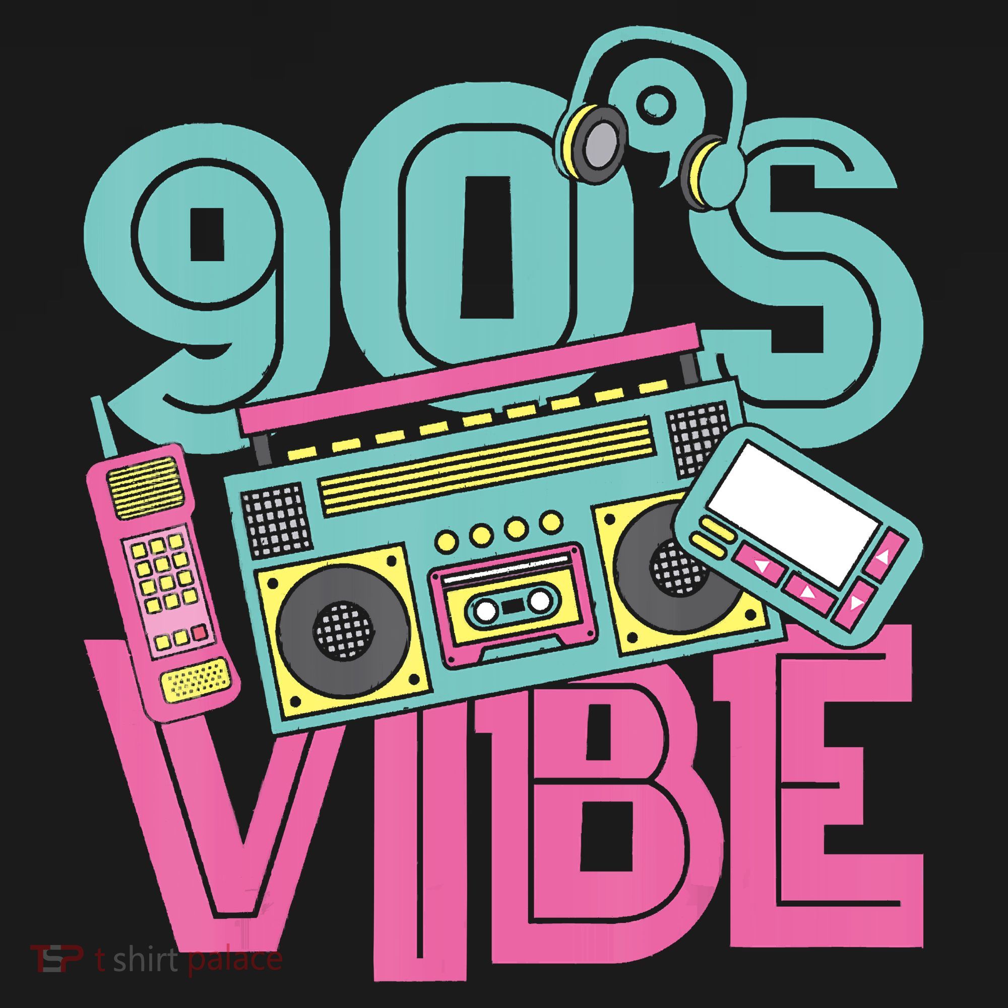 90s Vibe 1990 Music Costume Party Retro Women's Hoodie