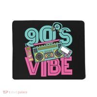 90s Vibe 1990 Music Costume Party Retro Mousepad thumb 0
