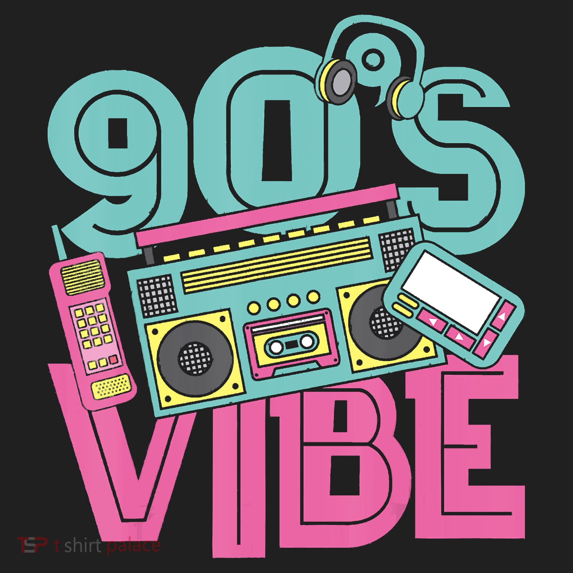 90s Vibe 1990 Music Costume Party Retro Hat