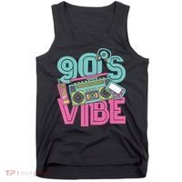 90s Vibe 1990 Music Costume Party Retro Tank Top thumb 0