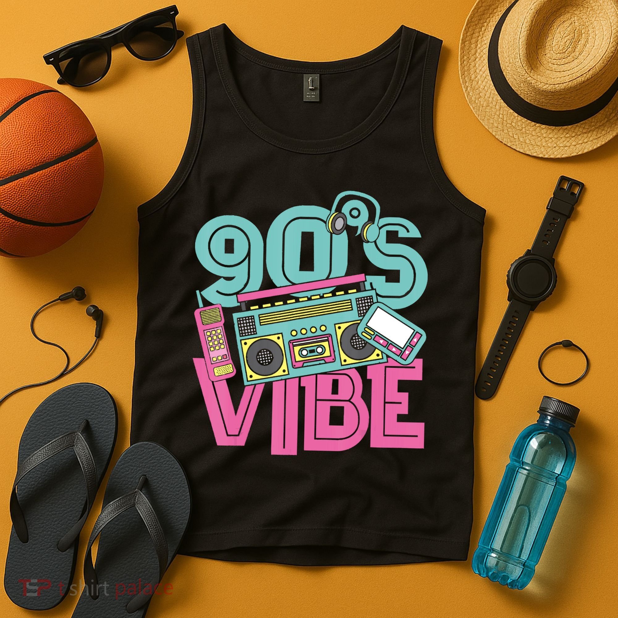 90s Vibe 1990 Music Costume Party Retro Tank Top