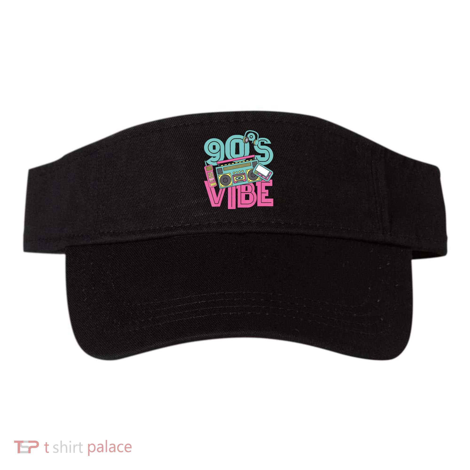 90s Vibe 1990 Music Costume Party Retro Visor