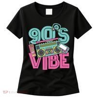 90s Vibe 1990 Music Costume Party Retro Women's T-Shirt thumb 0