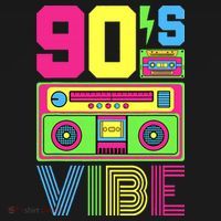 90s Vibe 1990 Style Fashion 90 Theme Outfit Nineties Costume Women's Tank Top thumb 5