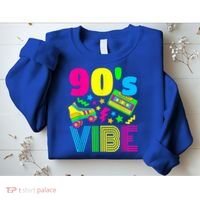 90s Vibe 1990s Fashion 90s Theme Outfit Nineties Theme Party Sweatshirt thumb 2