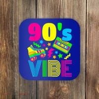 90s Vibe 1990s Fashion 90s Theme Outfit Nineties Theme Party Coaster thumb 0