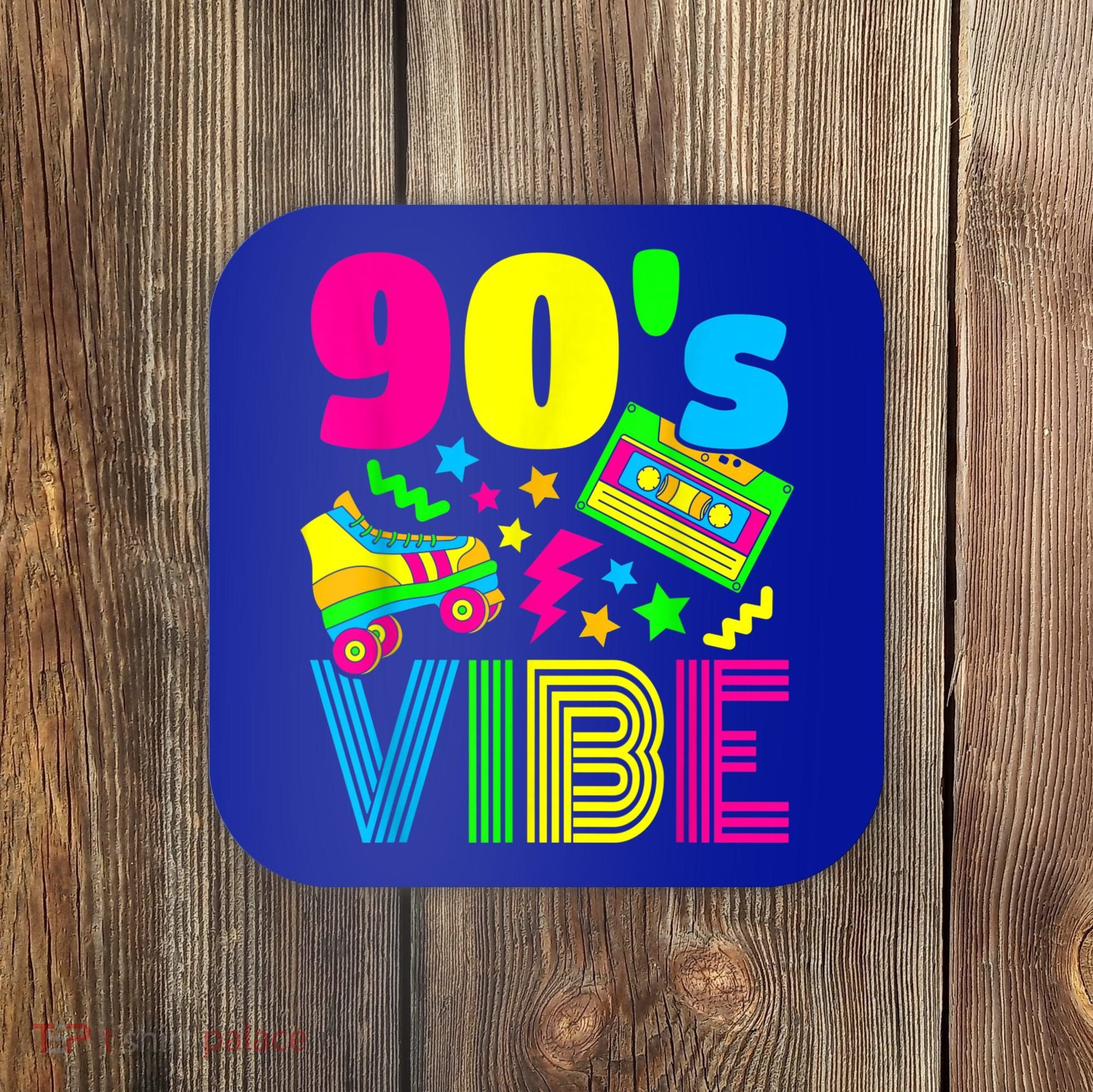 90s Vibe 1990s Fashion 90s Theme Outfit Nineties Theme Party Coaster