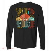 90s Vibe CD 90s Music 1990s Generation Retro Nineties Comfort Colors Heavyweight Long Sleeve T-Shirt thumb 0