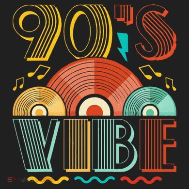 90s Vibe CD 90s Music 1990s Generation Retro Nineties Comfort Colors Heavyweight Long Sleeve T-Shirt