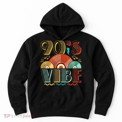 90s Vibe CD 90s Music 1990s Generation Retro Nineties Hoodie