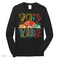 90s Vibe CD 90s Music 1990s Generation Retro Nineties Long Sleeve Shirt thumb 0