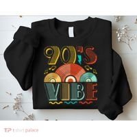 90s Vibe CD 90s Music 1990s Generation Retro Nineties Sweatshirt thumb 2
