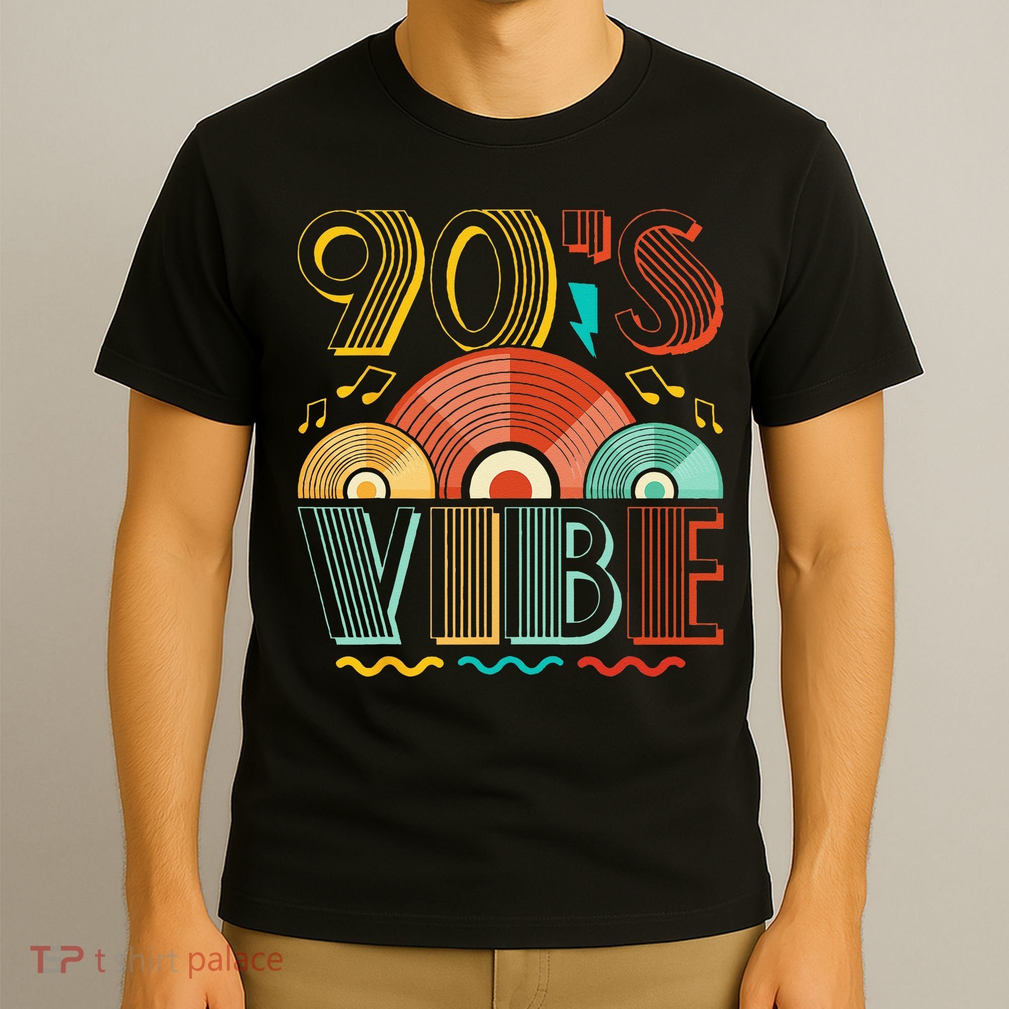 90s Vibe CD 90s Music 1990s Generation Retro Nineties T-Shirt