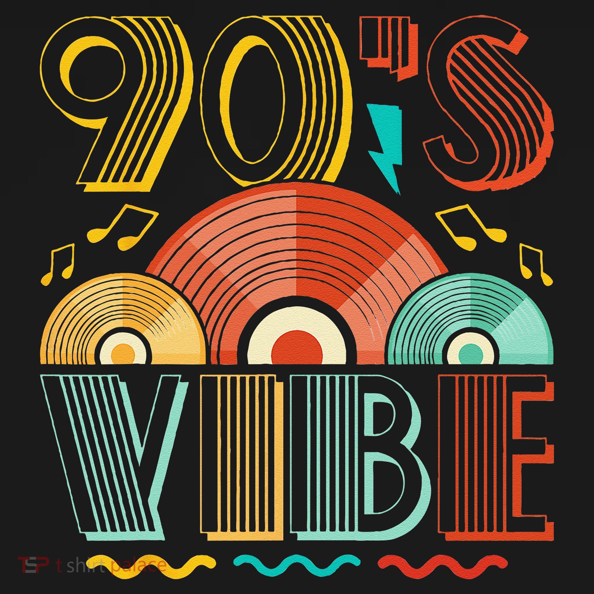 90s Vibe CD 90s Music 1990s Generation Retro Nineties Ladies Essential Flowy Tank