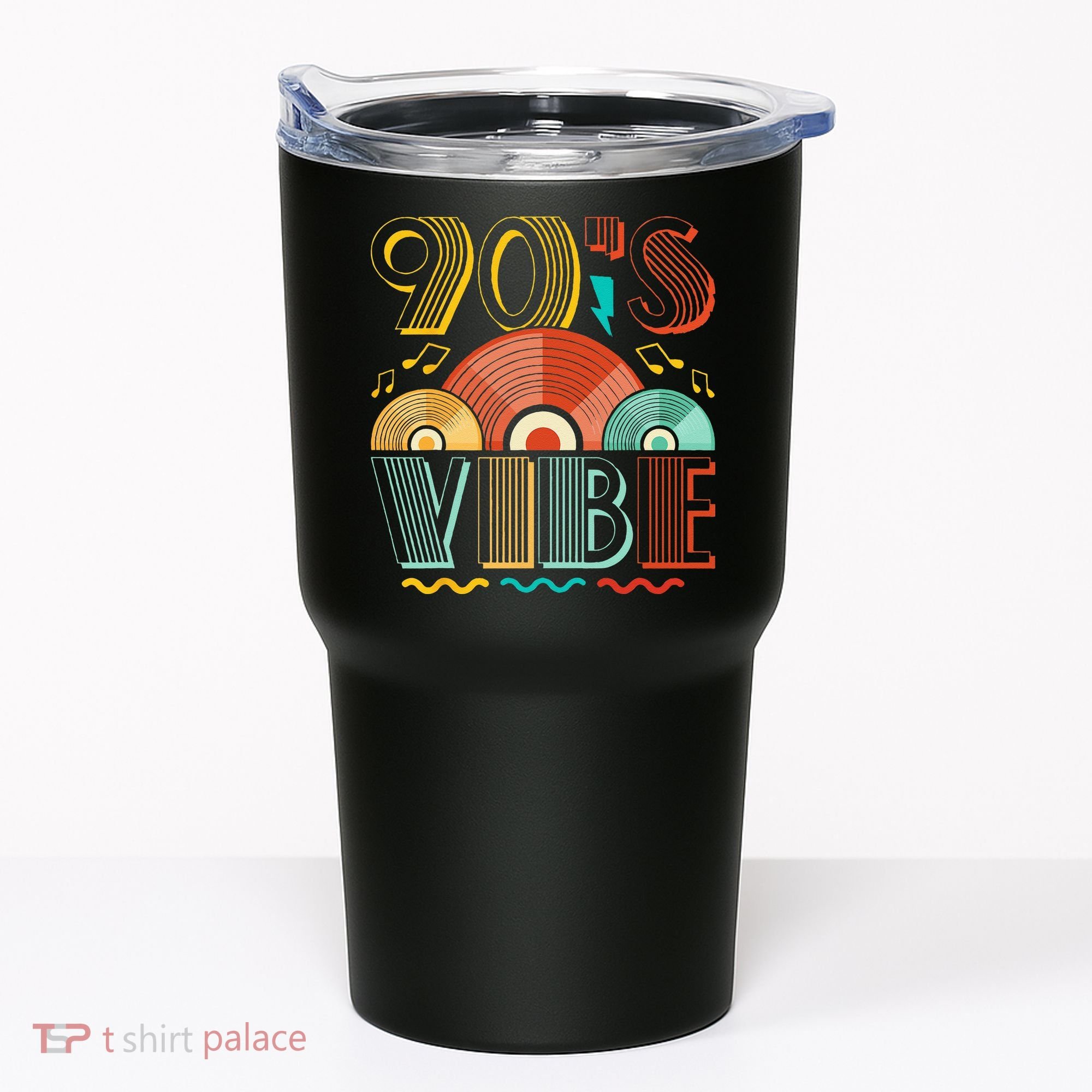 90s Vibe CD 90s Music 1990s Generation Retro Nineties Tumbler