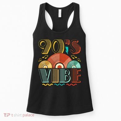 90s Vibe CD 90s Music 1990s Generation Retro Nineties Women's Tank Top