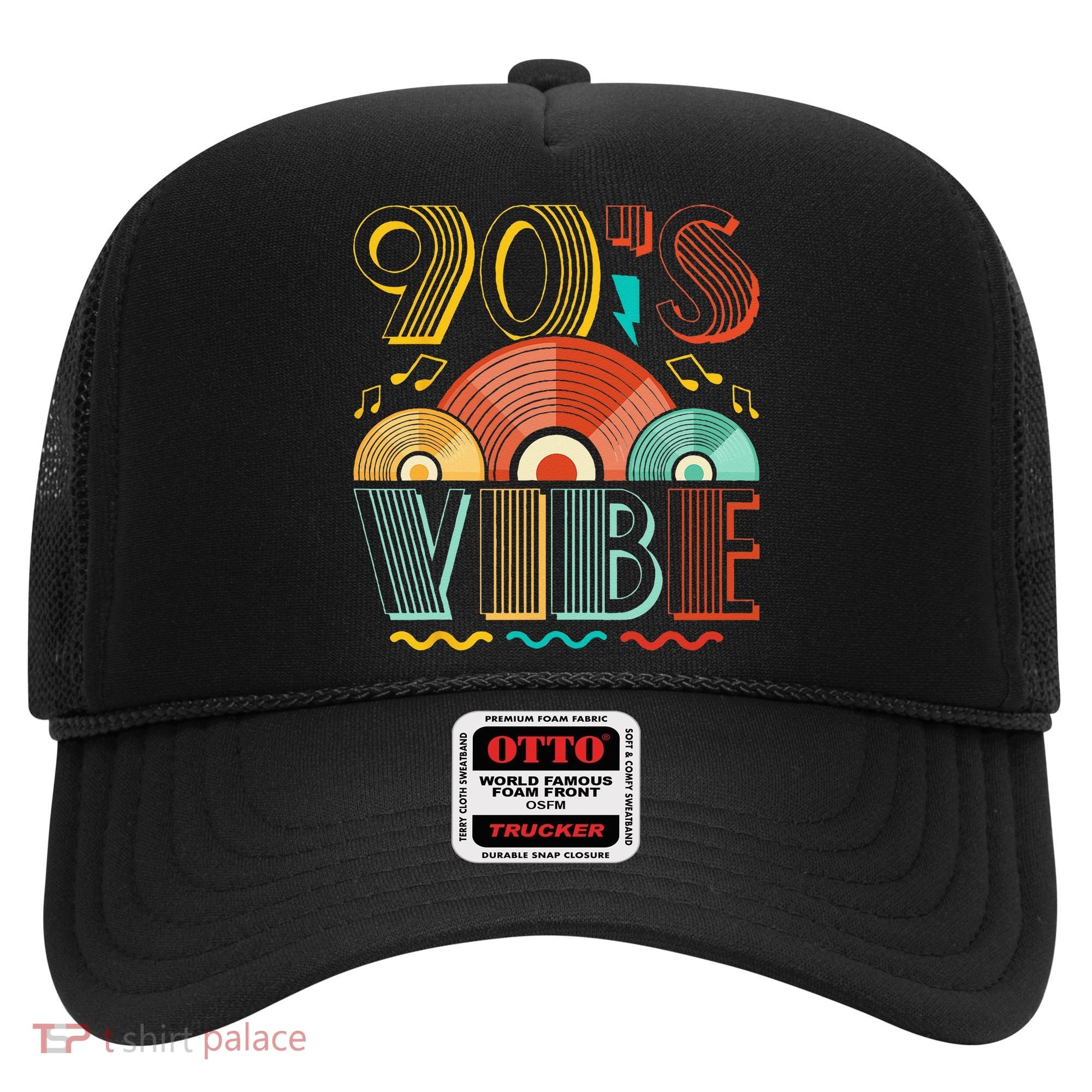90s Vibe CD 90s Music 1990s Generation Retro Nineties Hat