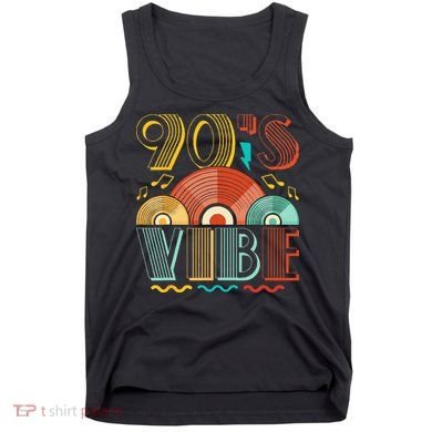90s Vibe CD 90s Music 1990s Generation Retro Nineties Tank Top