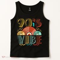 90s Vibe CD 90s Music 1990s Generation Retro Nineties Tank Top thumb 2