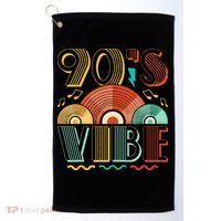 90s Vibe CD 90s Music 1990s Generation Retro Nineties Golf Towel thumb 0