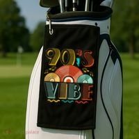 90s Vibe CD 90s Music 1990s Generation Retro Nineties Golf Towel thumb 2