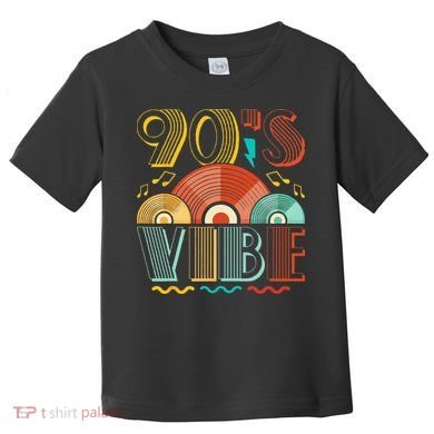 90s Vibe CD 90s Music 1990s Generation Retro Nineties Toddler T-Shirt