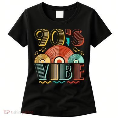 90s Vibe CD 90s Music 1990s Generation Retro Nineties Women's T-Shirt