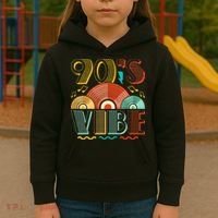90s Vibe CD 90s Music 1990s Generation Retro Nineties Kids Hoodie thumb 3