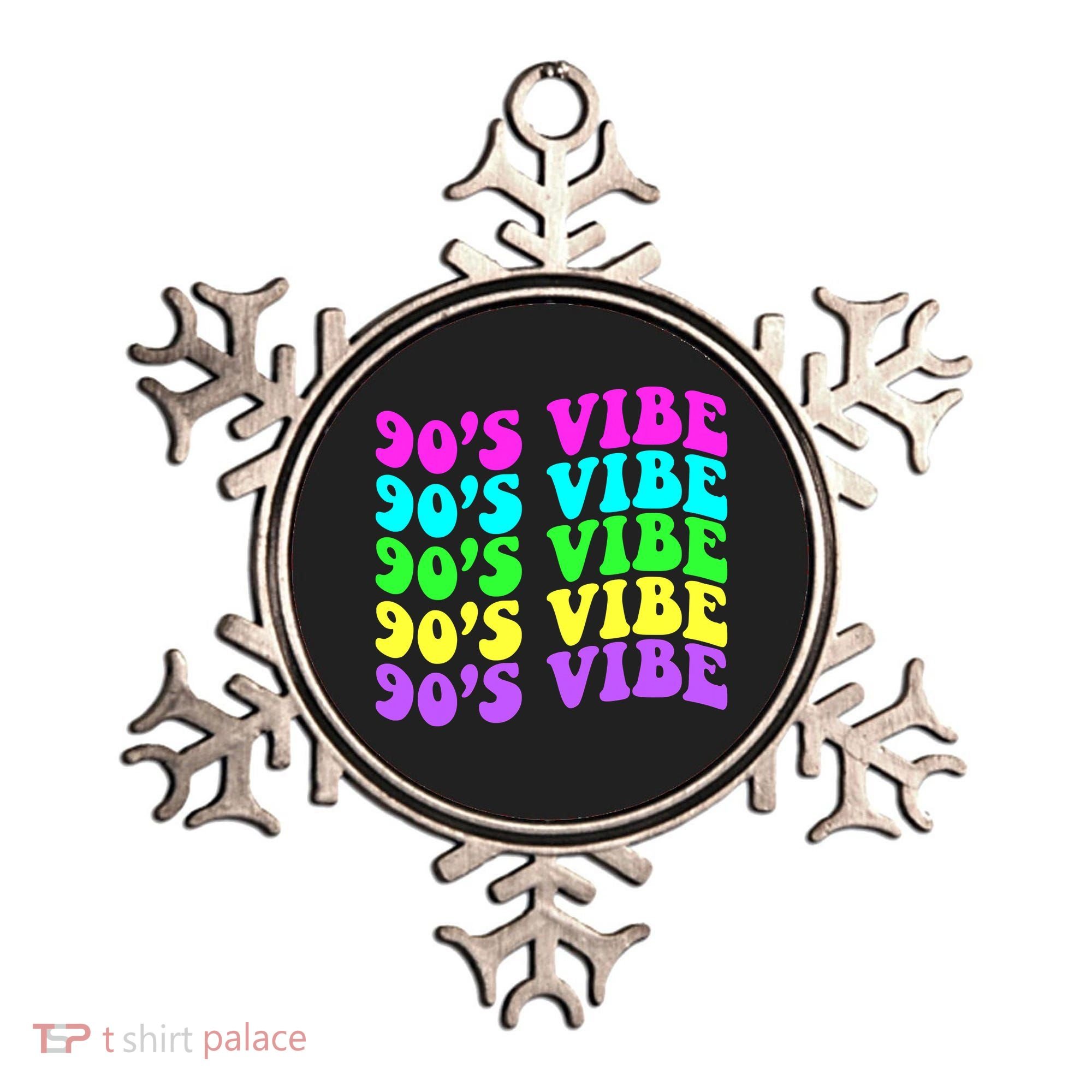 90s Vibe For 90s Music Lover 70 80 90 Style Cool Women Ornament