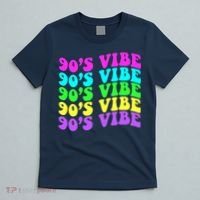 90s Vibe For 90s Music Lover 70 80 90 Style Cool Women T-Shirt thumb 5
